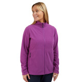 Women's Microgrid Fleece Jacket in Allium Purple