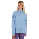Women's Microgrid Fleece Jacket in Drift Blue
