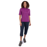 Women's Dale Short Sleeve Polo in Allium Purple Marl