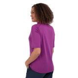 Women's Dale Short Sleeve Polo in Allium Purple Marl