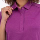 Women's Dale Short Sleeve Polo in Allium Purple Marl
