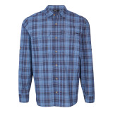Men's Pennine Long Sleeve Shirt in Shadow Blue Check