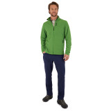 Men's Microgrid Fleece Jacket in Java Green