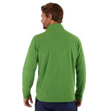 Men's Microgrid Fleece Jacket in Java Green