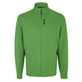 Men's Microgrid Fleece Jacket in Java Green