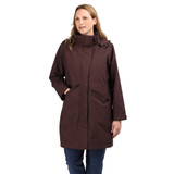 Women's Lomond Waterproof Jacket in Darkest Plum 
