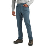 Men's Stretch Bags Trousers in Steel Blue