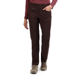 Women's Stretch Bags Trousers in Darkest Plum