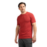 Men's Global Short Sleeve T in Lava Red