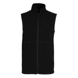 Men's Microgrid Fleece Gilet in Black