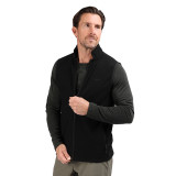 Men's Microgrid Fleece Gilet in Black