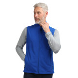 Men's Microgrid Fleece Gilet in Ridge Blue