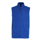 Men's Microgrid Fleece Gilet in Ridge Blue