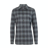 Women's Cove Long Sleeve Shirt in True Navy Check