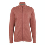 Women's Radiant Merino Zip Jacket in Juniper Red Marl