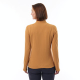 Women's Stretch Microgrid Fleece Jacket in Sunrise Orange