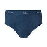 Men's Aether Briefs with Fly Opening in Peninsula Blue