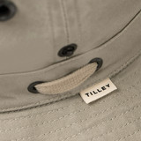 Tilley T3W Medium Brim Cotton Duck Washed Hat in Khaki
