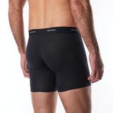 Men's Aether Boxers with Fly Opening in Black