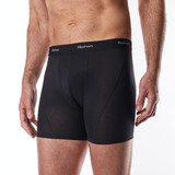 Men's Aether Boxers with Fly Opening in Black