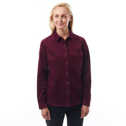 Women's Torres Cord Long Sleeve Shirt | Cayenne Purple | Rohan - Rohan