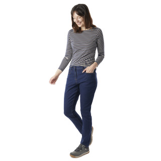 Women's Flex Tapered Fit Stretch Jeans Dark Denim
