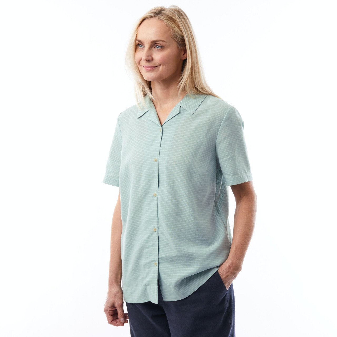 Women's Brisa Linen Short Sleeve Shirt