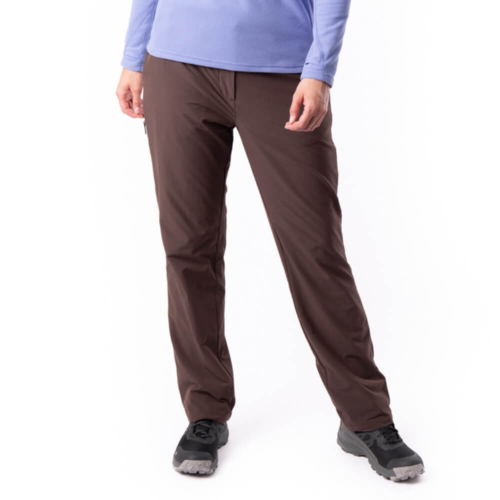 Women's Winter Roamers Walking Trousers Deep Oak Brown Rohan