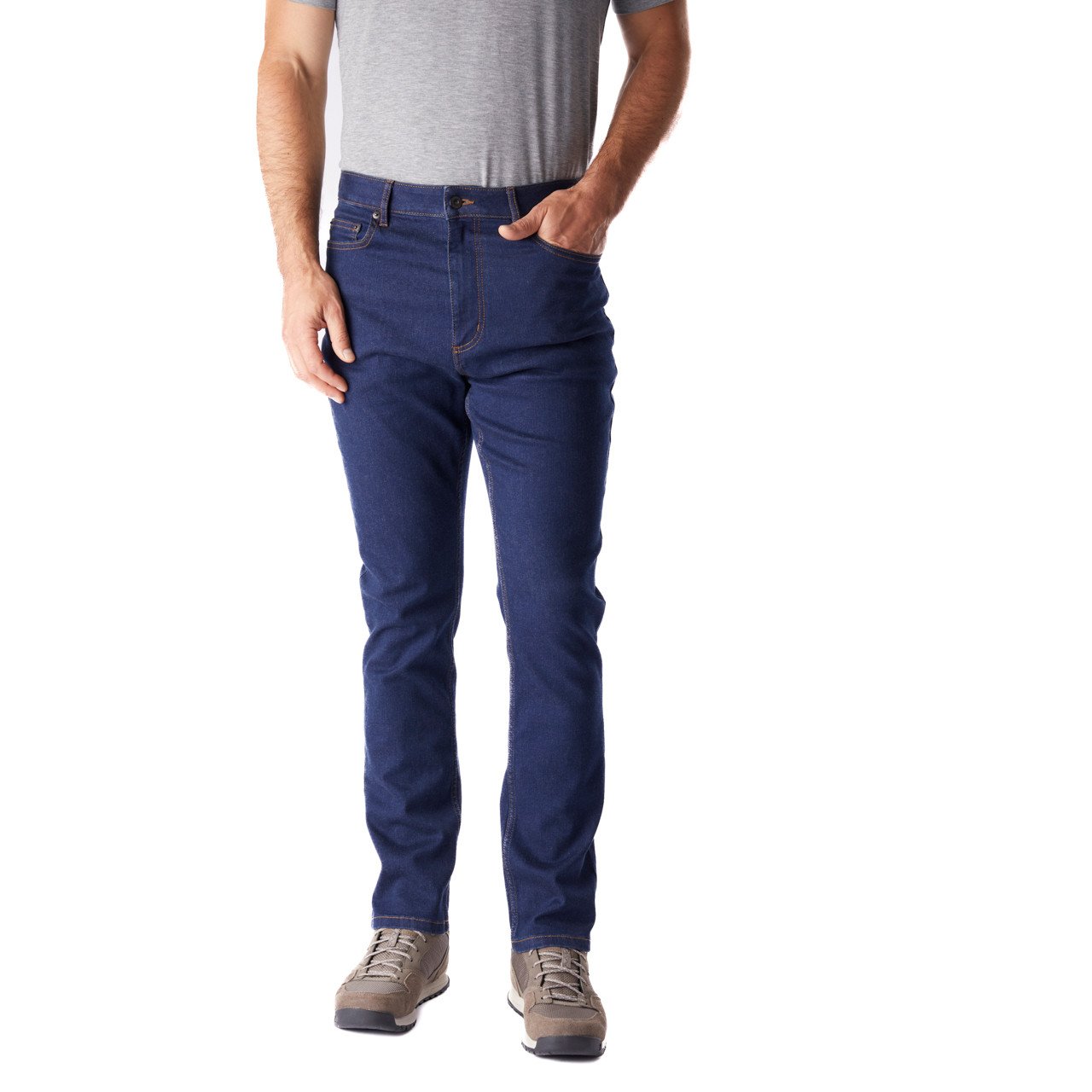 Performance Denim Mens Stretch Tapered Jeans Men's Duer