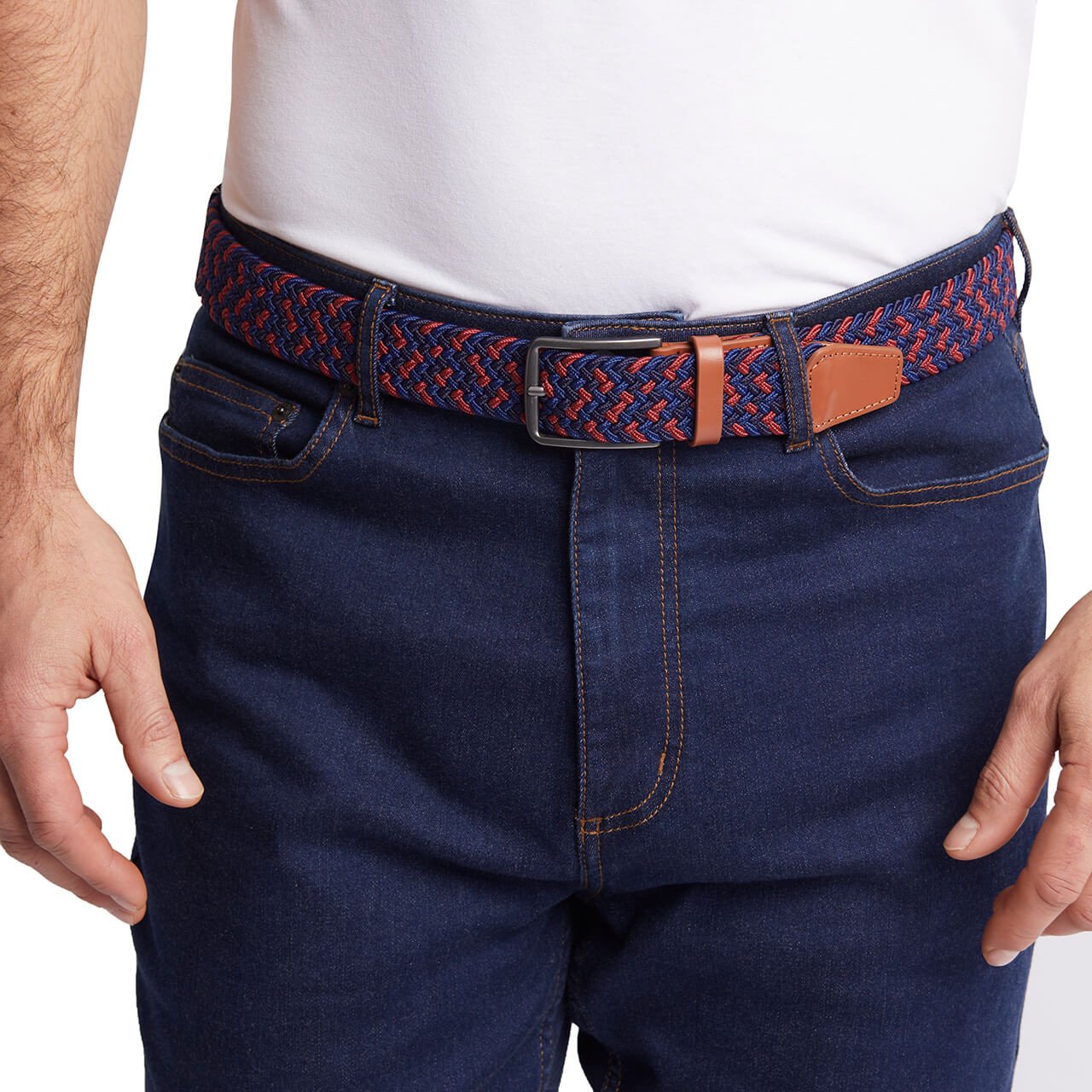 Men's Woven Stretch Belt hover