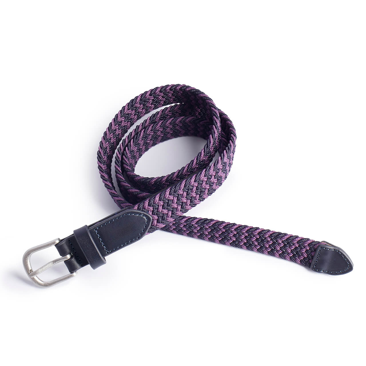 Women's Woven Stretch Belt True Navy/Haze Purple Rohan Rohan
