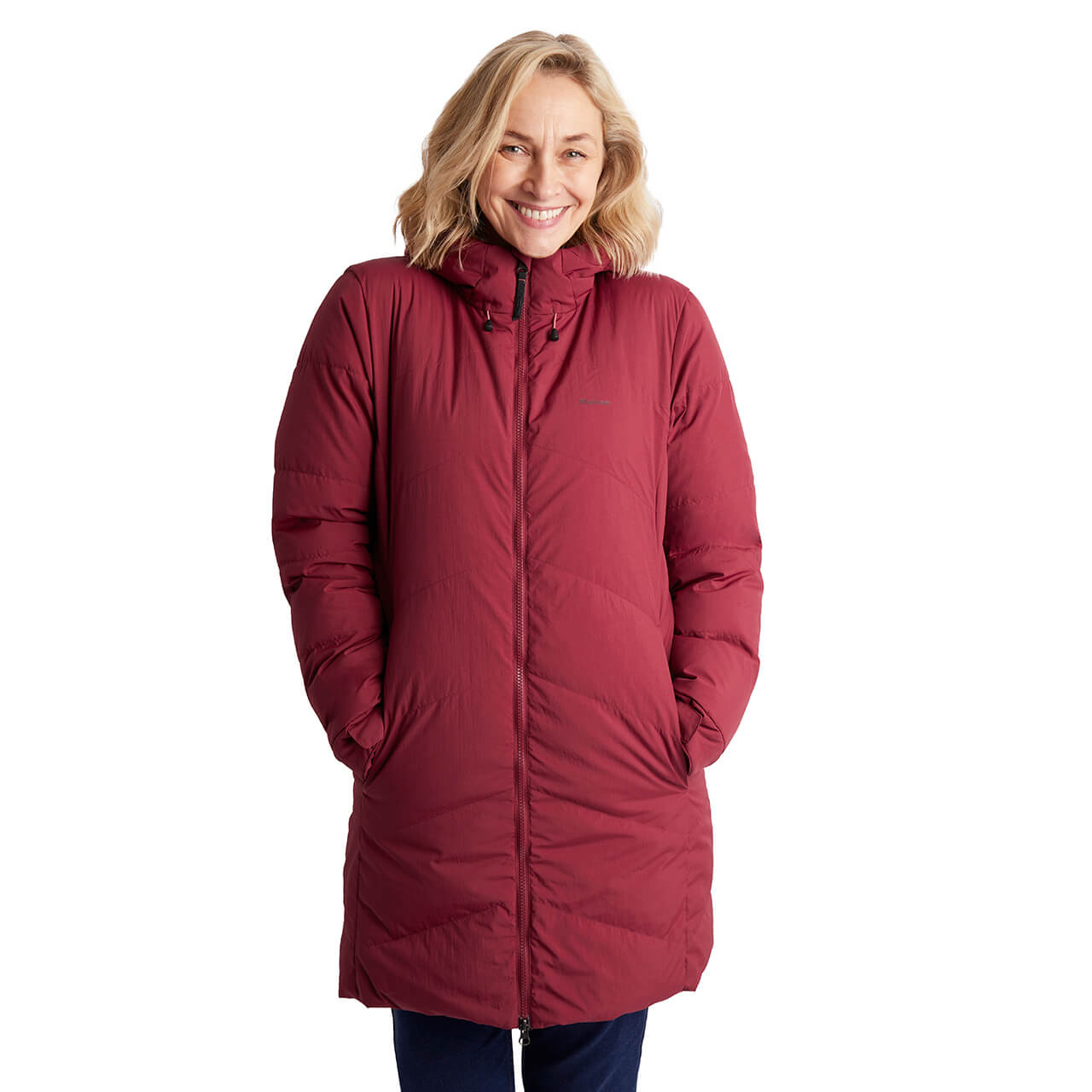 Women's Delta Down Insulated Coat Juniper Red Rohan Rohan