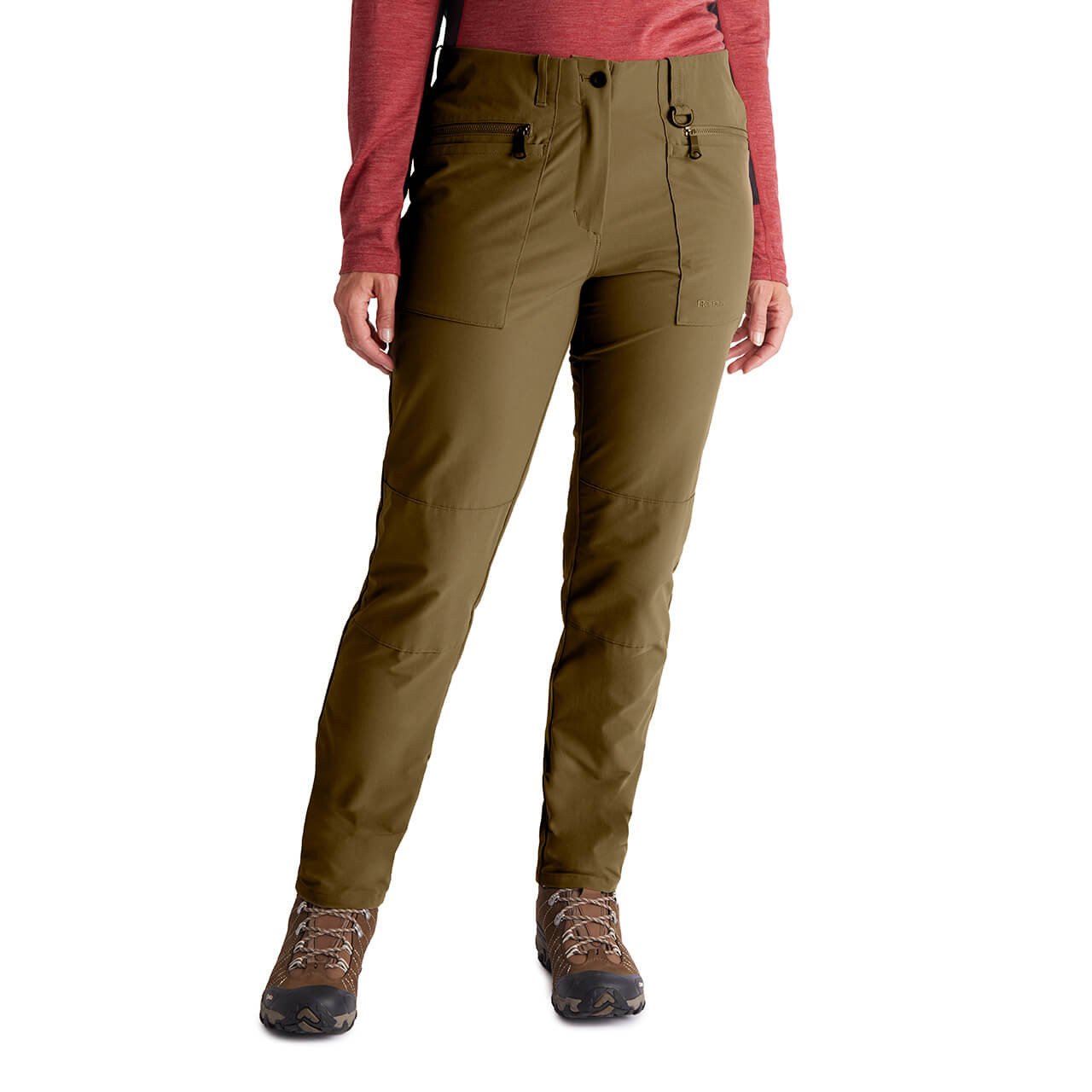 Women's Stretch Bags Walking Trousers Fell Brown Rohan Rohan