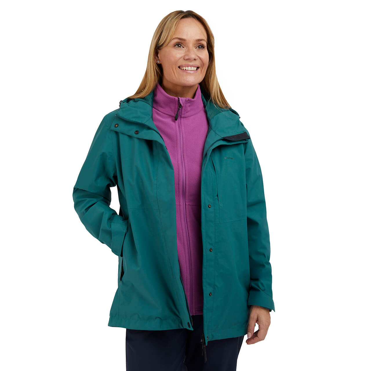 Women's Barricade™ Brecon Waterproof Jacket Pacific Green