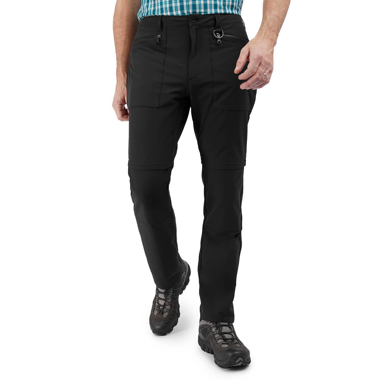 Men's Stretch Bags Zip-Off Trousers