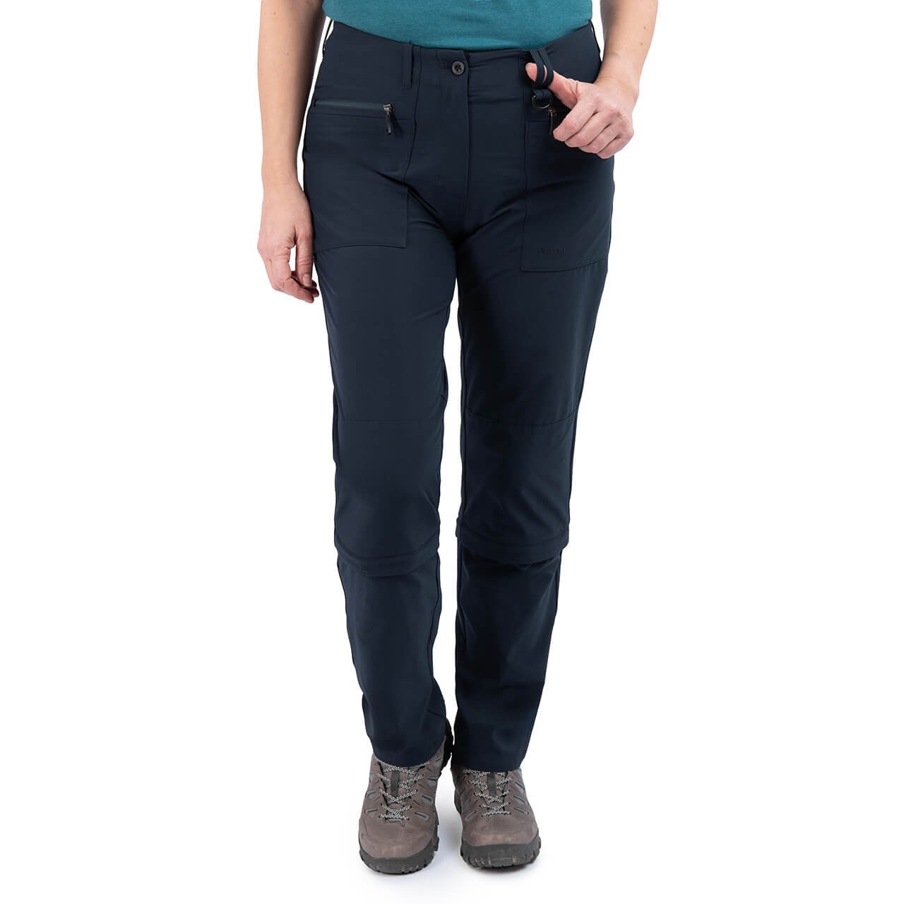 Women's Stretch Bags Zip-Off Trousers