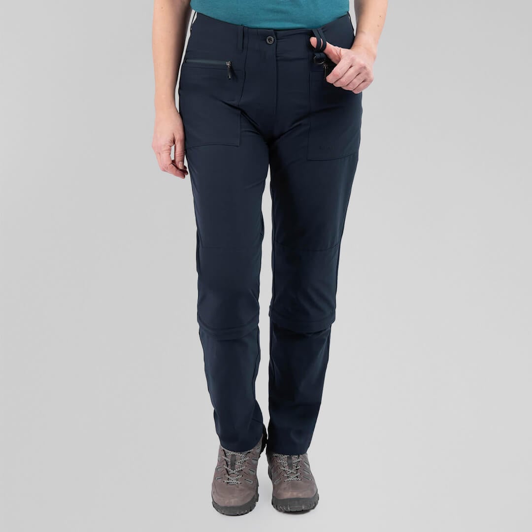 Women's Stretch Bags Zip-Off Trousers