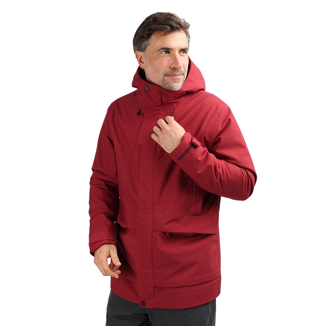 Men's Barricade™ Bowland Insulated Waterproof Jacket Garnet Red