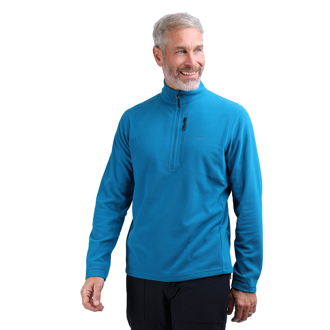 Men's Microgrid Fleece Zip Neck
