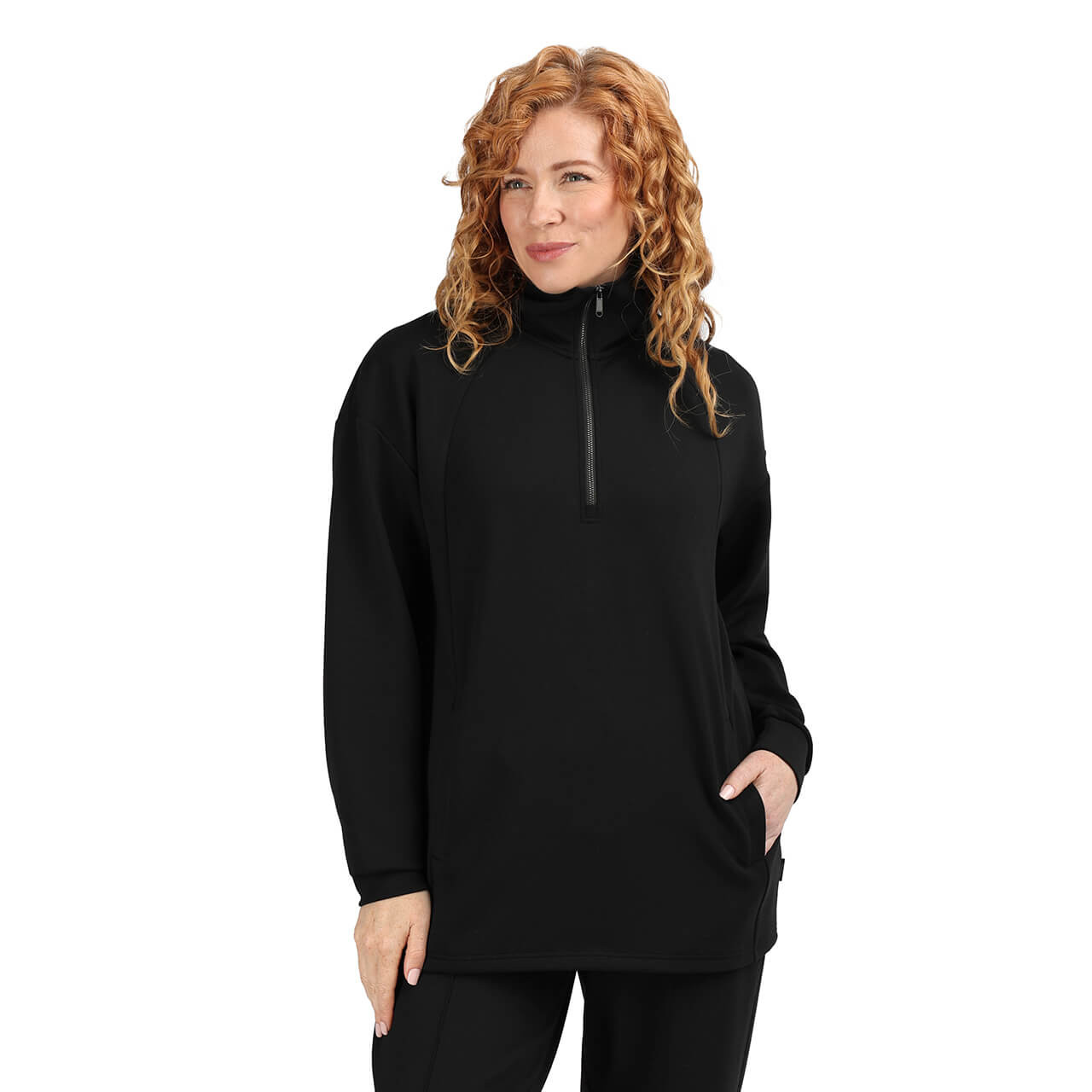 Women's Levende Funnel Zip Neck Sweatshirt