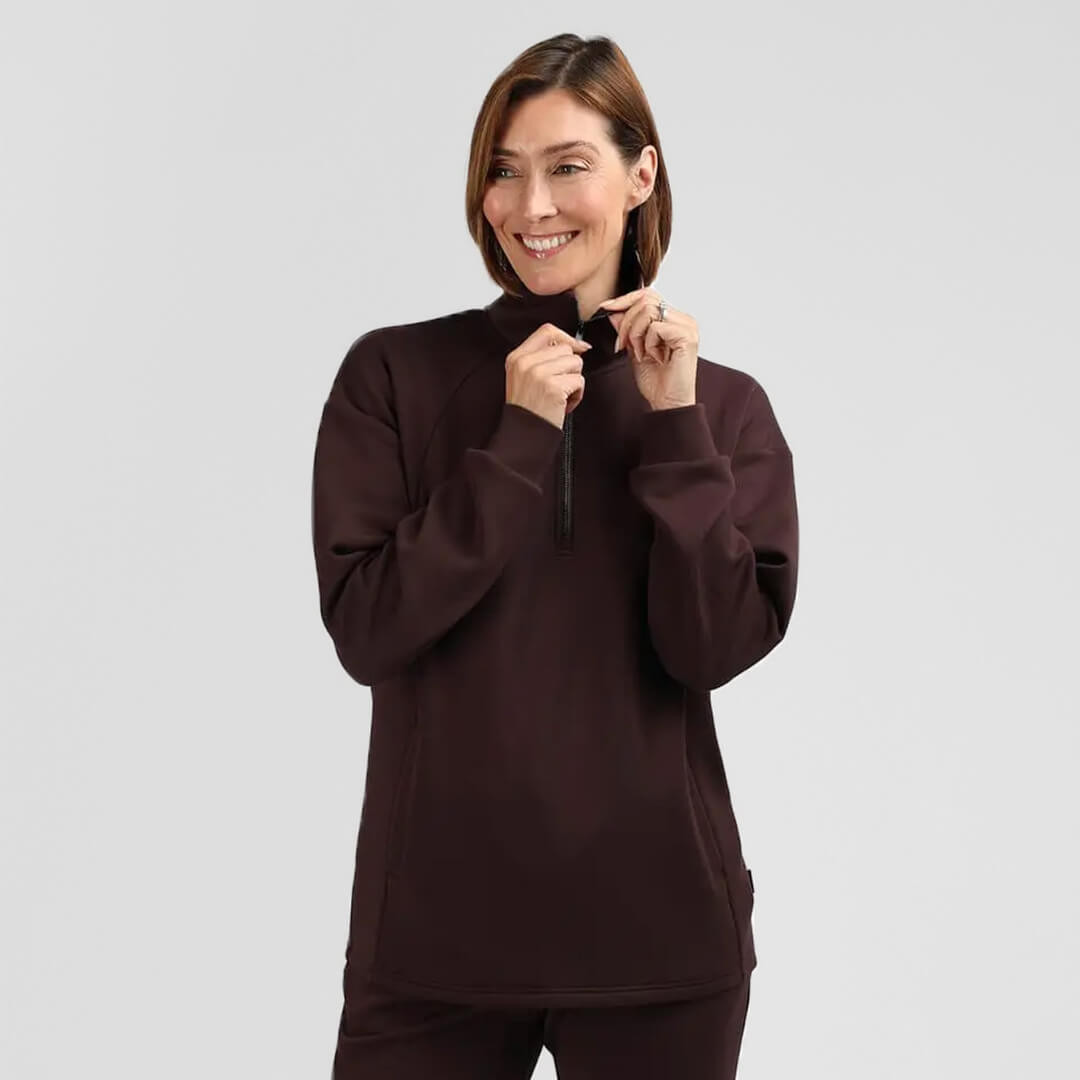 Women's Levende Funnel Zip Neck Sweatshirt