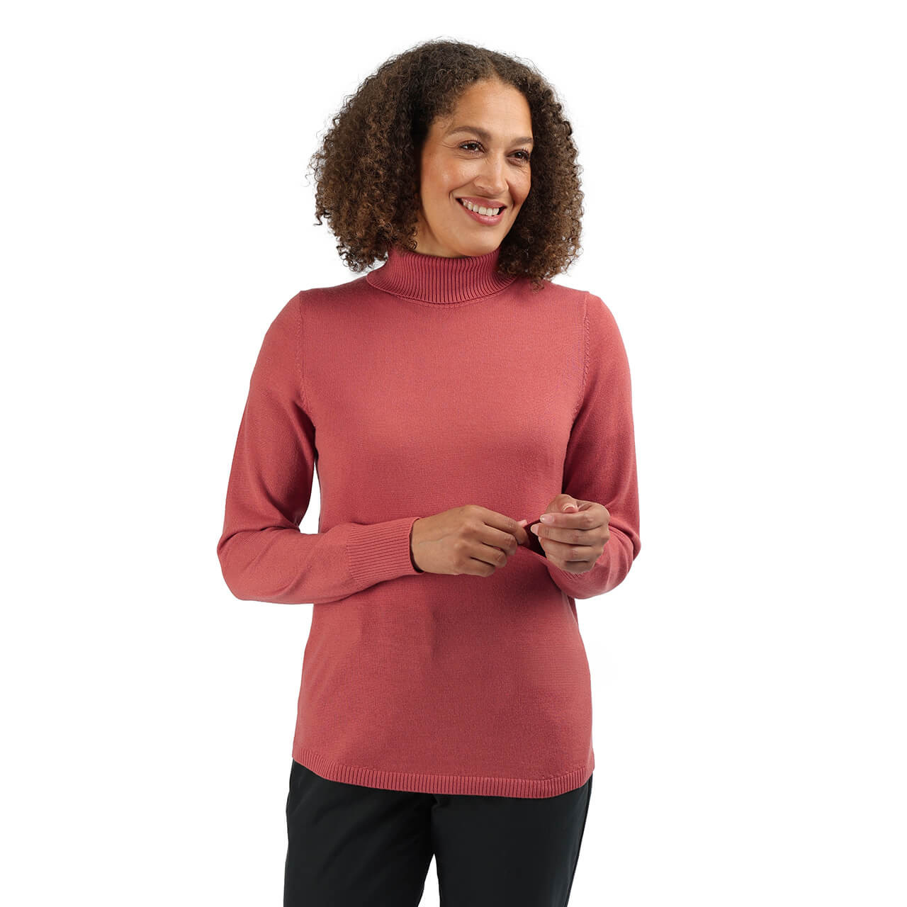 Women's Merino Roll Neck Jumper