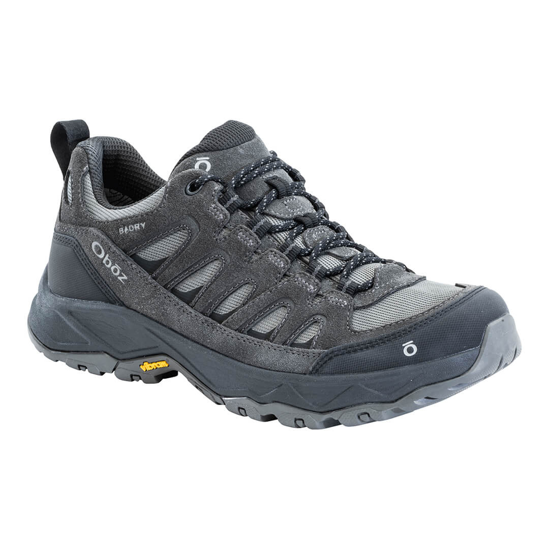 Men's Oboz Sawtooth Ascent Waterproof Walking Shoes Charcoal