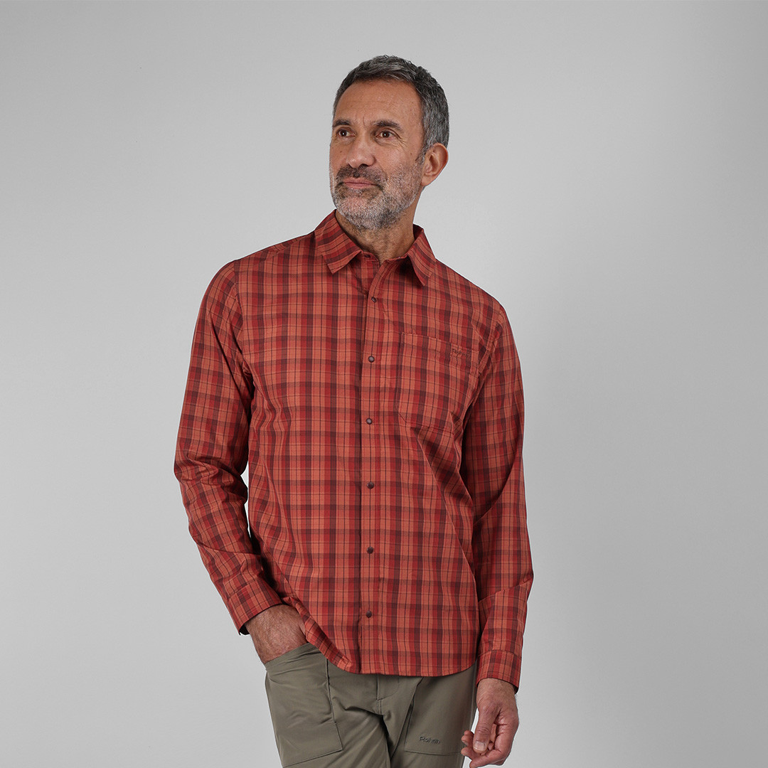 Men's Portreath Long Sleeve Check Shirt