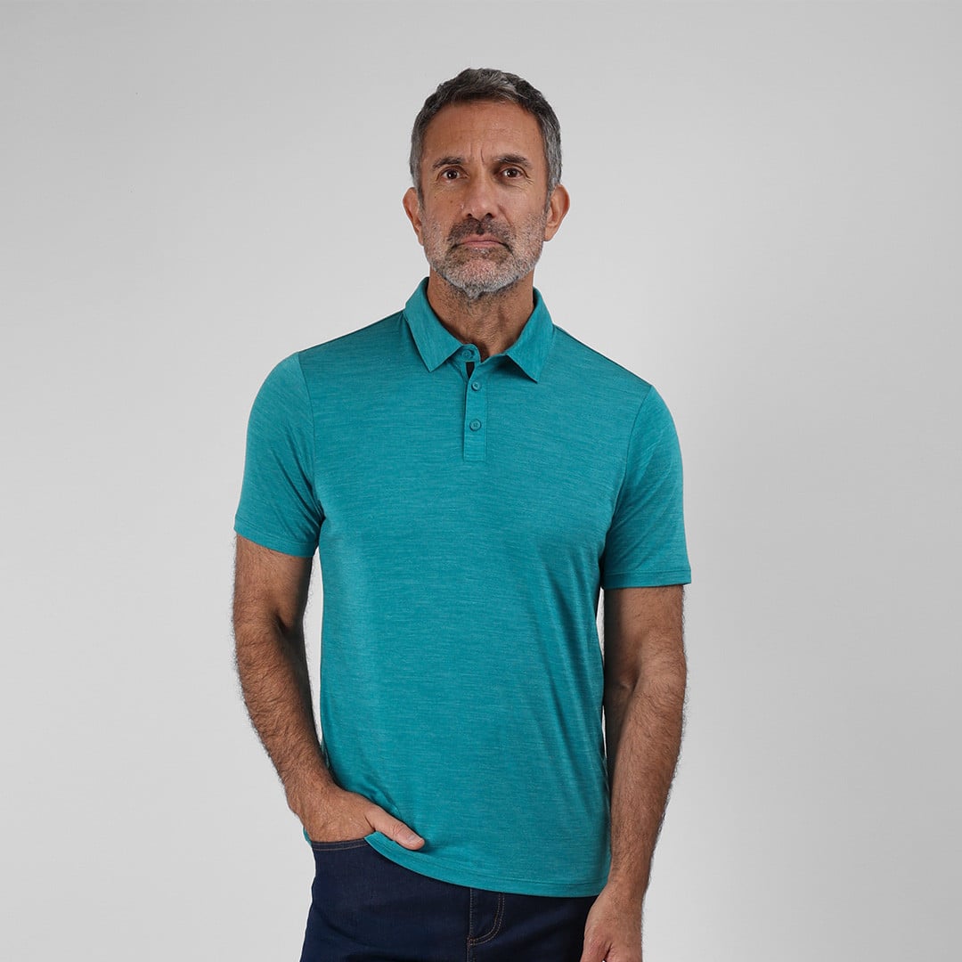 Men's Merino Cool Short Sleeve Polo
