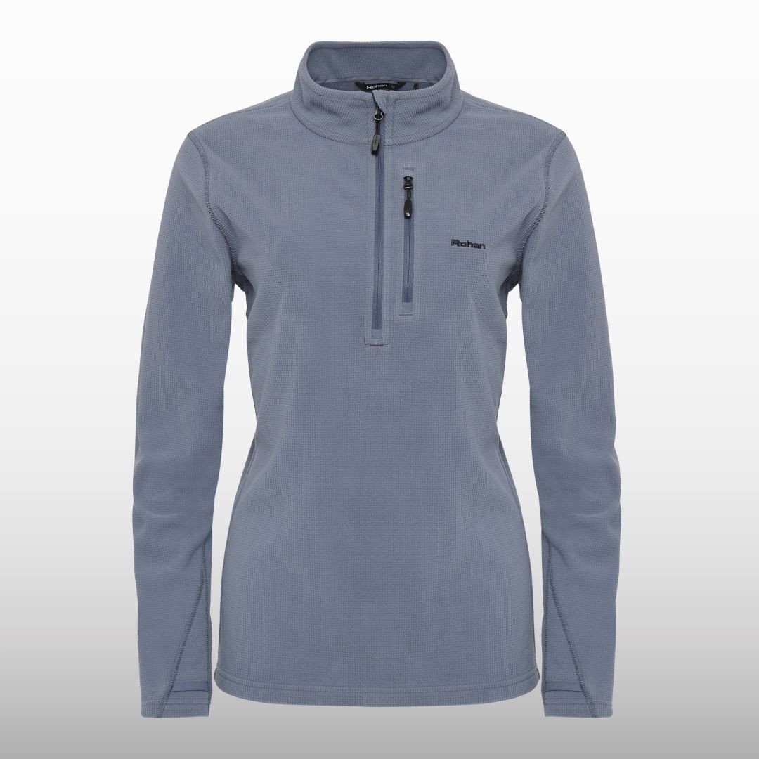 Women's Microgrid Fleece Zip Neck hover