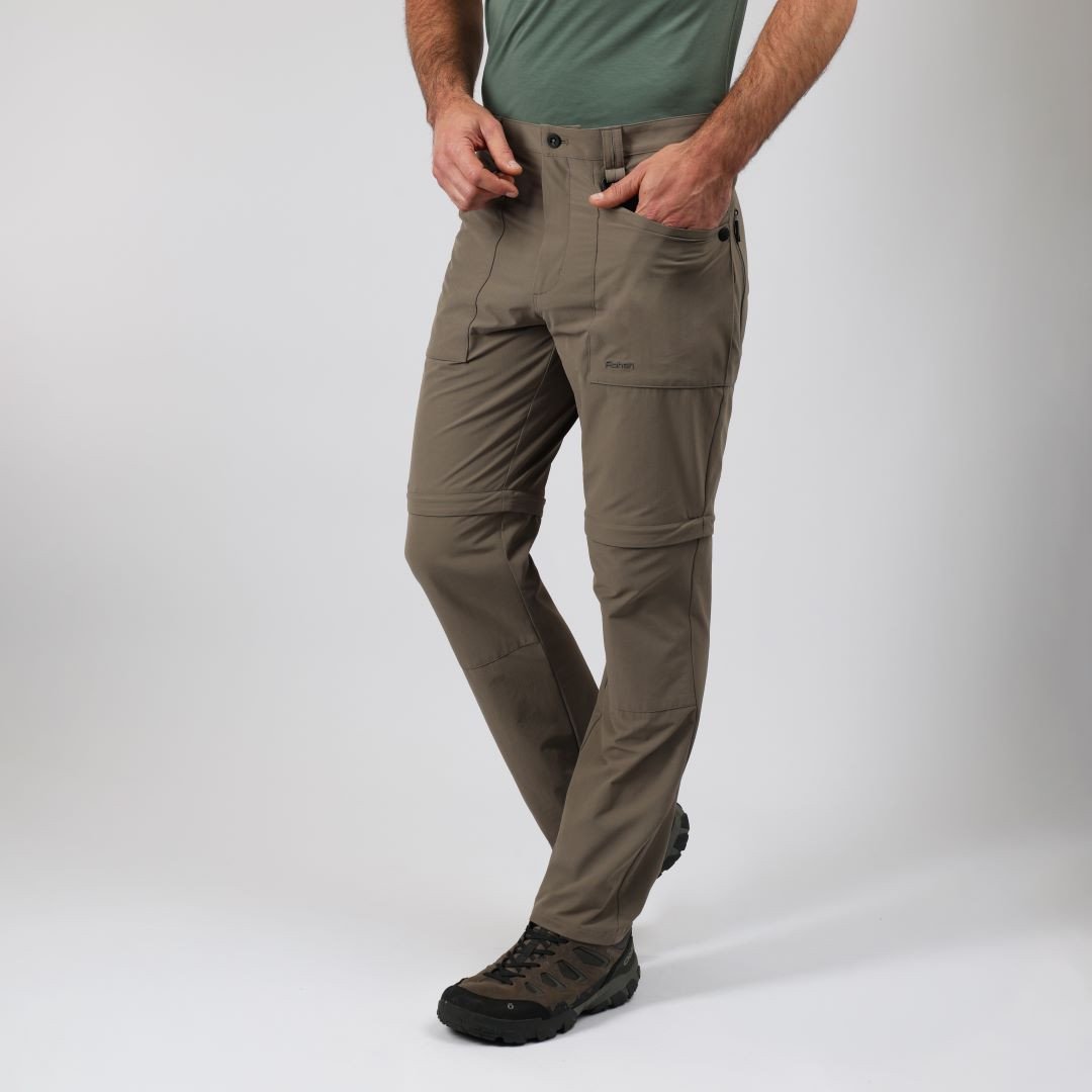 Men's Stretch Bags Zip-Off Trousers