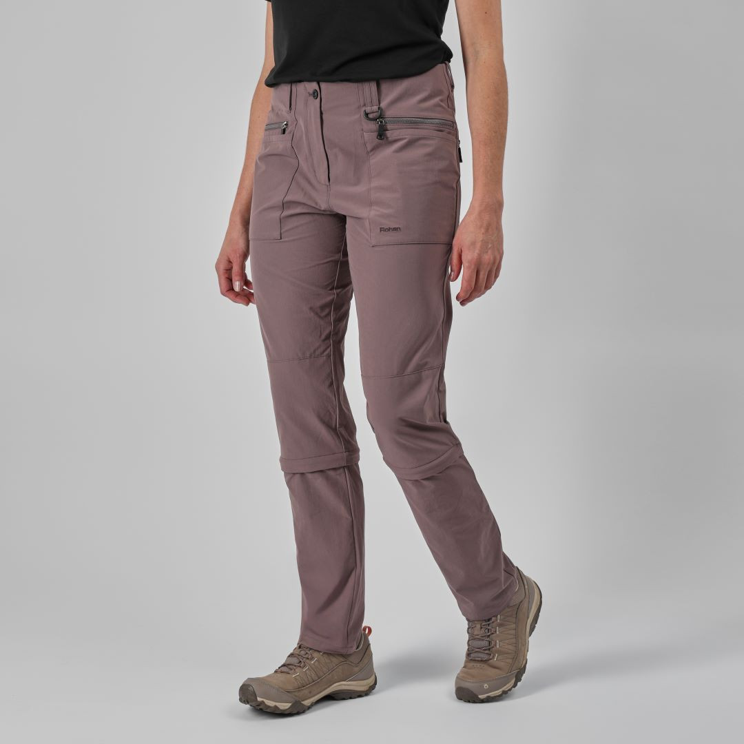 Women's Stretch Bags Zip-Off Trousers