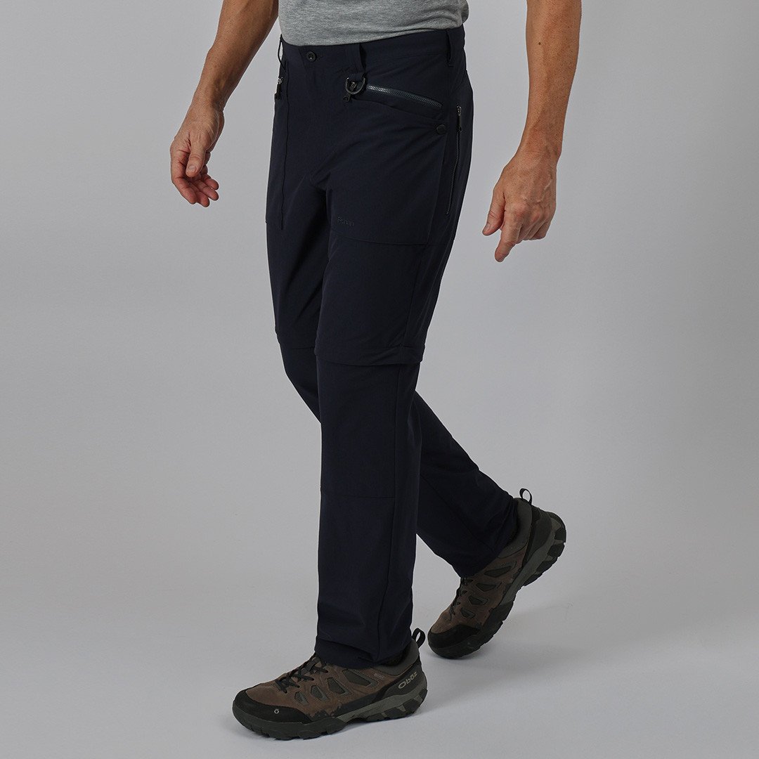 Men's Stretch Bags Zip-Off Trousers