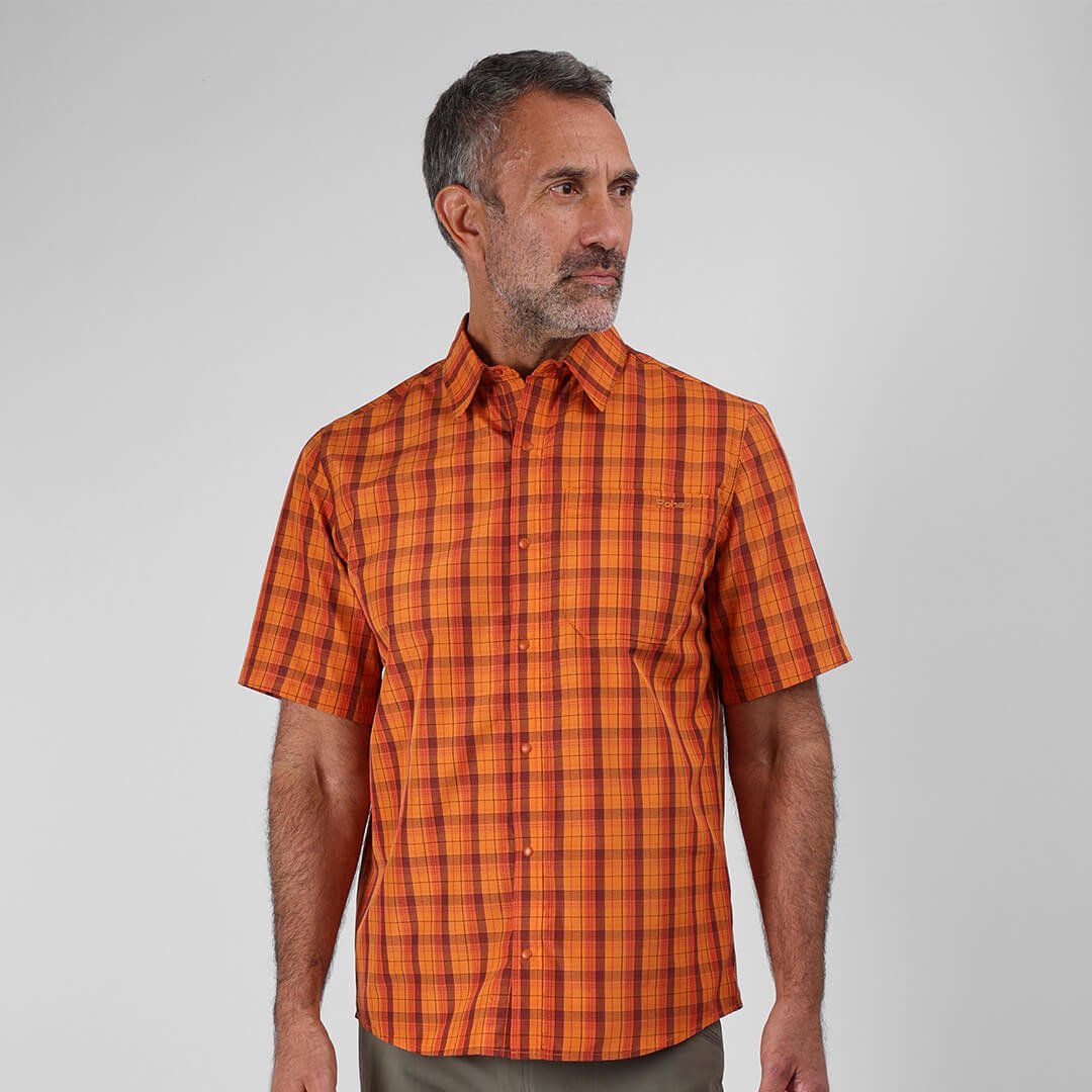 Men's Portreath Short Sleeve Check Shirt